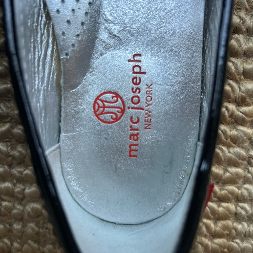 Marc Joseph Glossy Black Loafers - Picture 4 of 4